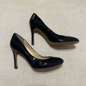 Ivanka Trump Black Patent Leather Heels